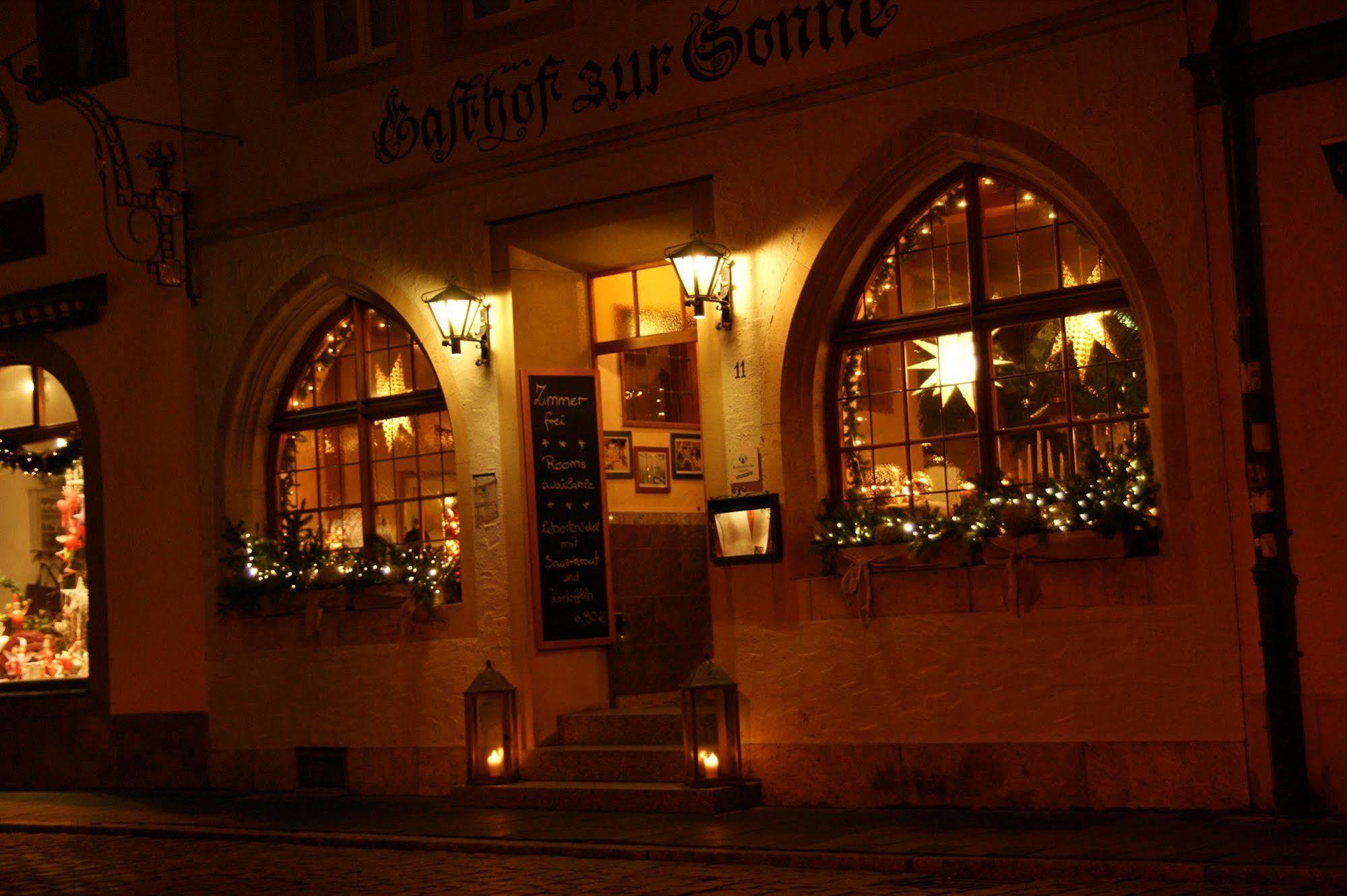 Hotel Sonne - Das Kleine Altstadt Hotel Rothenburg ob der Tauber Exterior foto